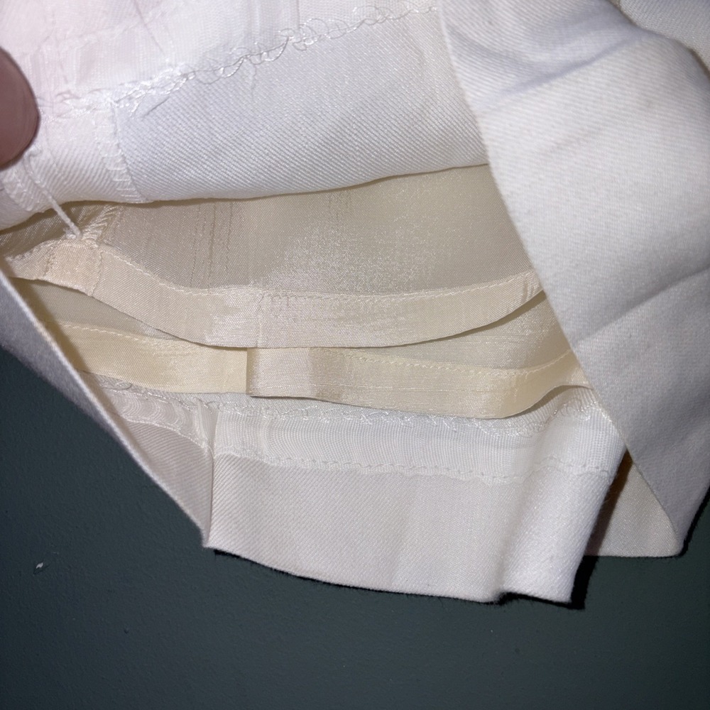Alfani Linen Blend Size 2 Dressy Cropped Workwear Pants Women's Size 2 Lined - Picture 9 of 9